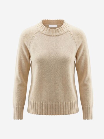 Il Lanificio Knit Cardigan in White: front