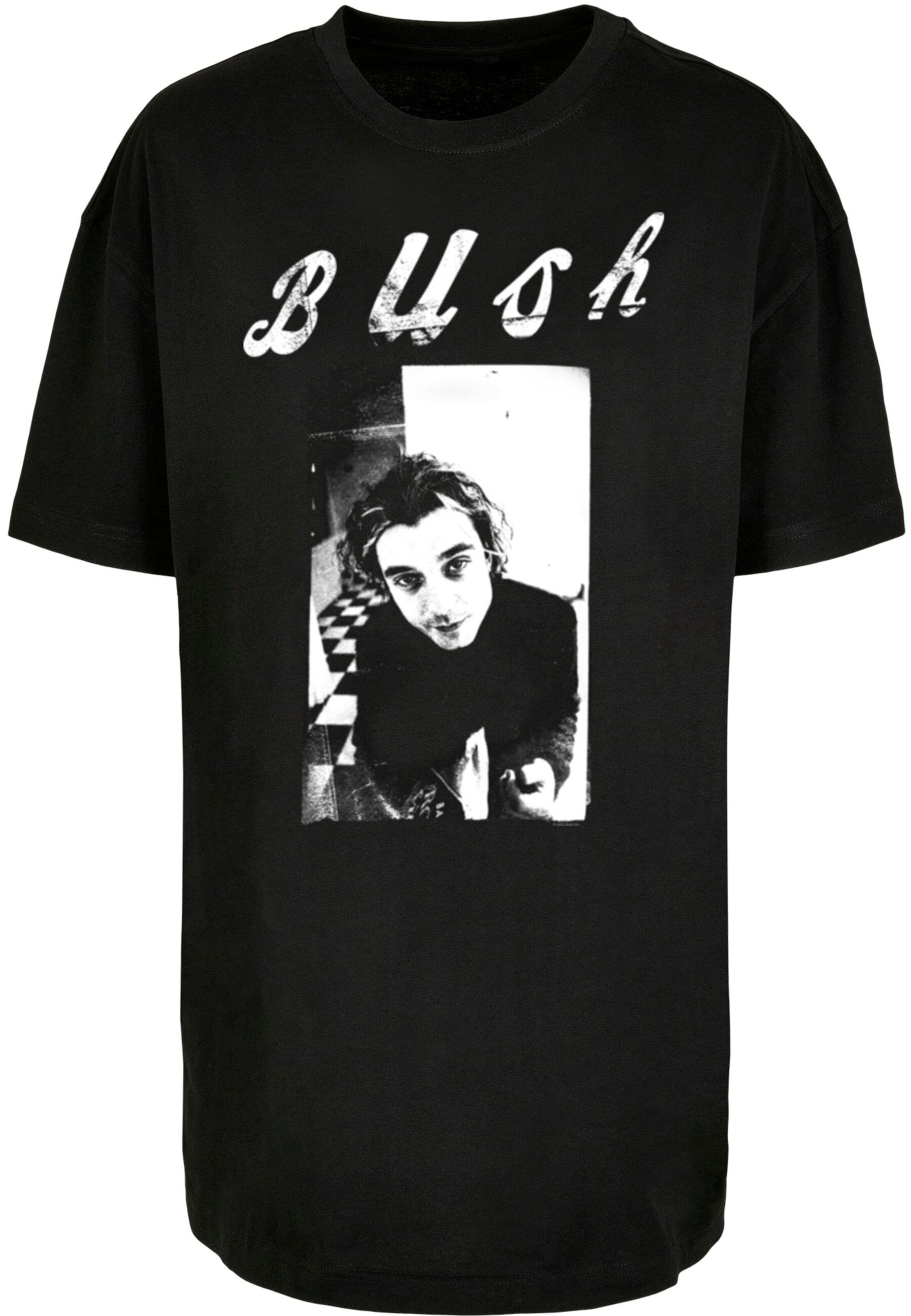 Merchcode Oversized shirt in Zwart: voorkant