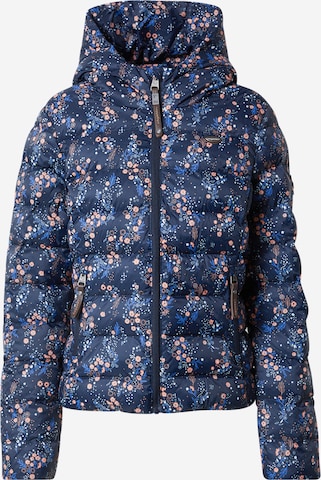 Ragwear Winter Jacket 'Tiasa' in Blue: front