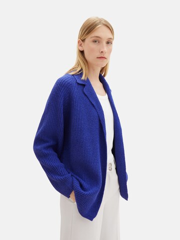 TOM TAILOR Strickjacke in Blau