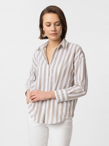 Williot Blouse in Beige: front