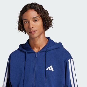 ADIDAS SPORTSWEAR Sports sweat jacket 'Essentials' in Blue