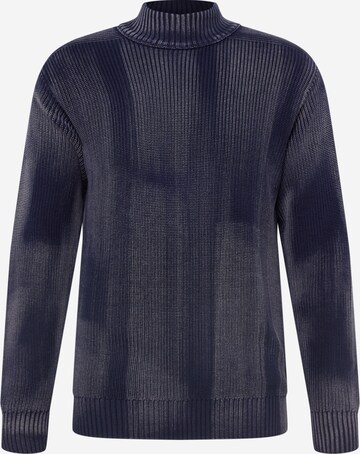 BOSS Sweater 'Katreat' in Blue: front