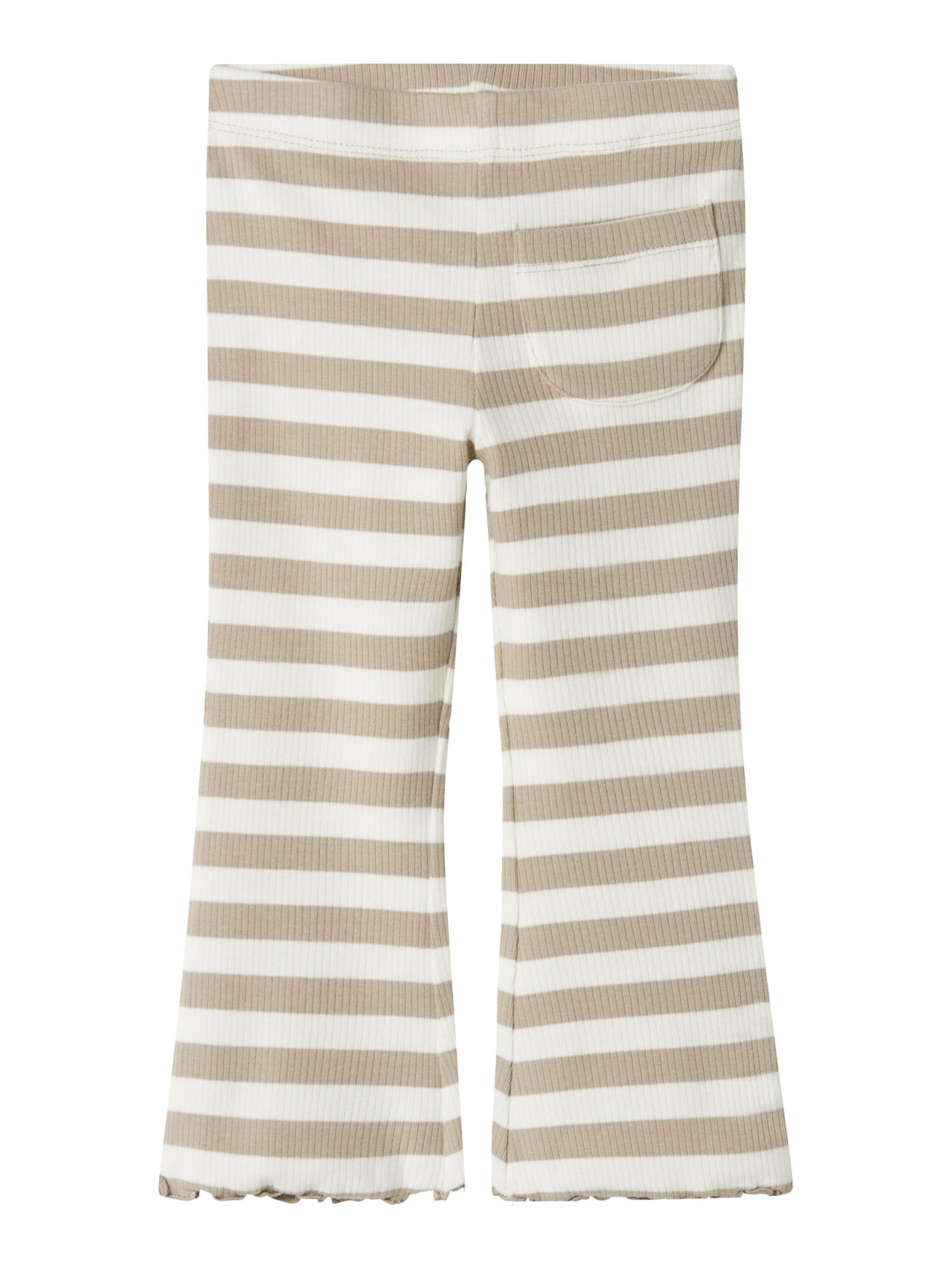 NAME IT Boot cut Pants 'NMFTaia' in Beige: front