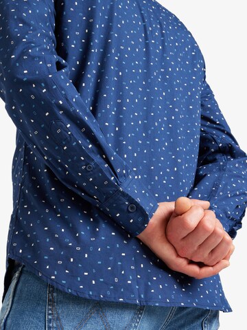 MUSTANG Klasický střih Košile 'Elmore' – modrá