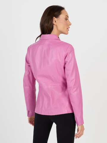 JCC Lederjacke in Pink