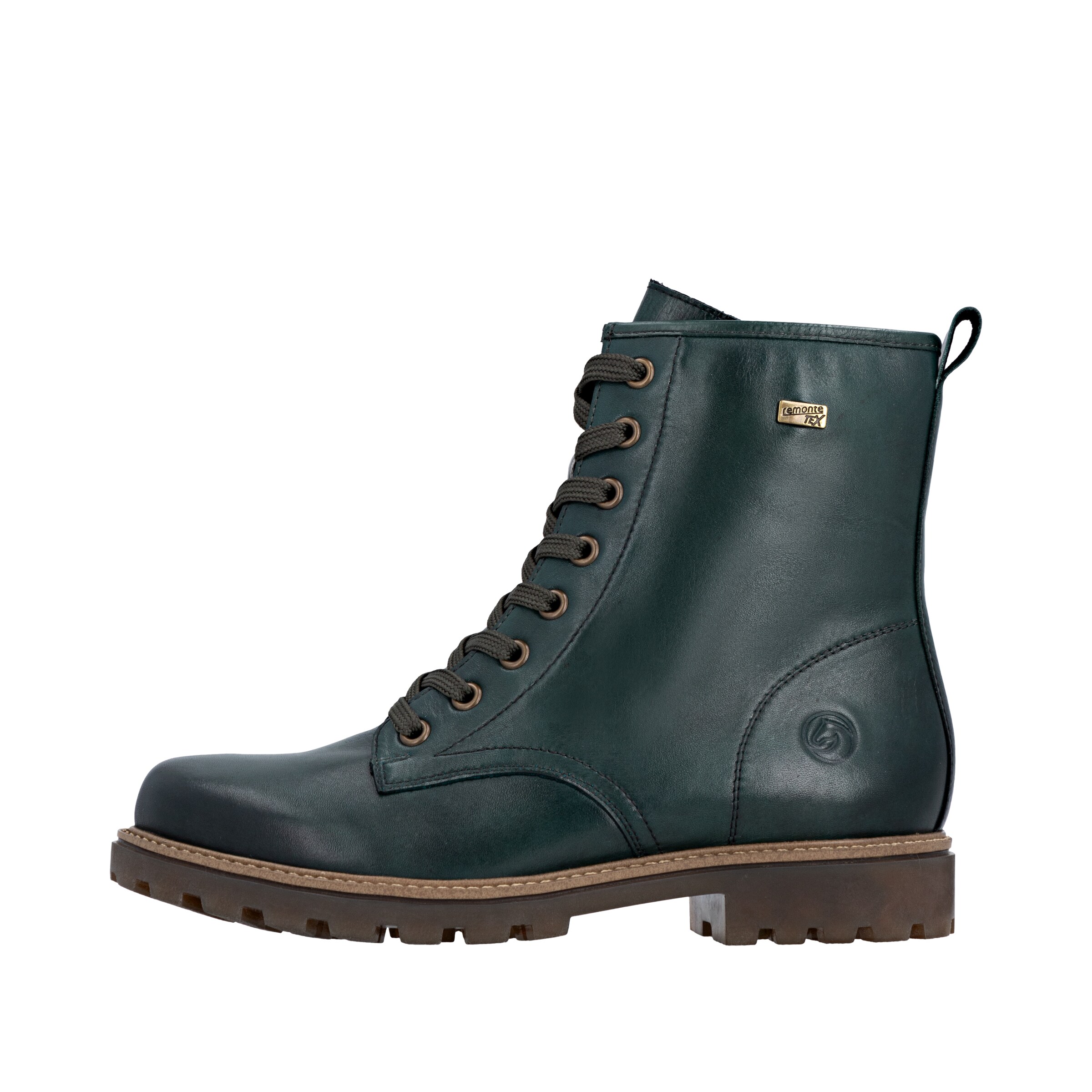 REMONTE Schnürstiefelette in Grün