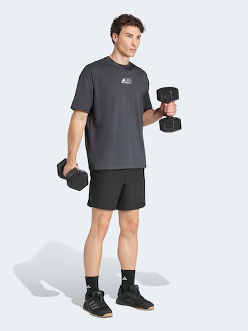ADIDAS PERFORMANCE Λειτουργικό μπλουζάκι σε μαύρο