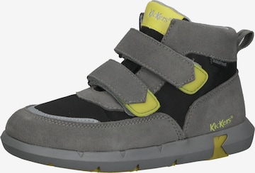 Kickers Boots in Grey: front