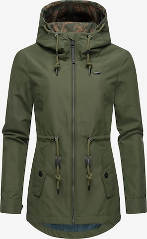 Ragwear Between-season jacket 'Monadis' in Green: front
