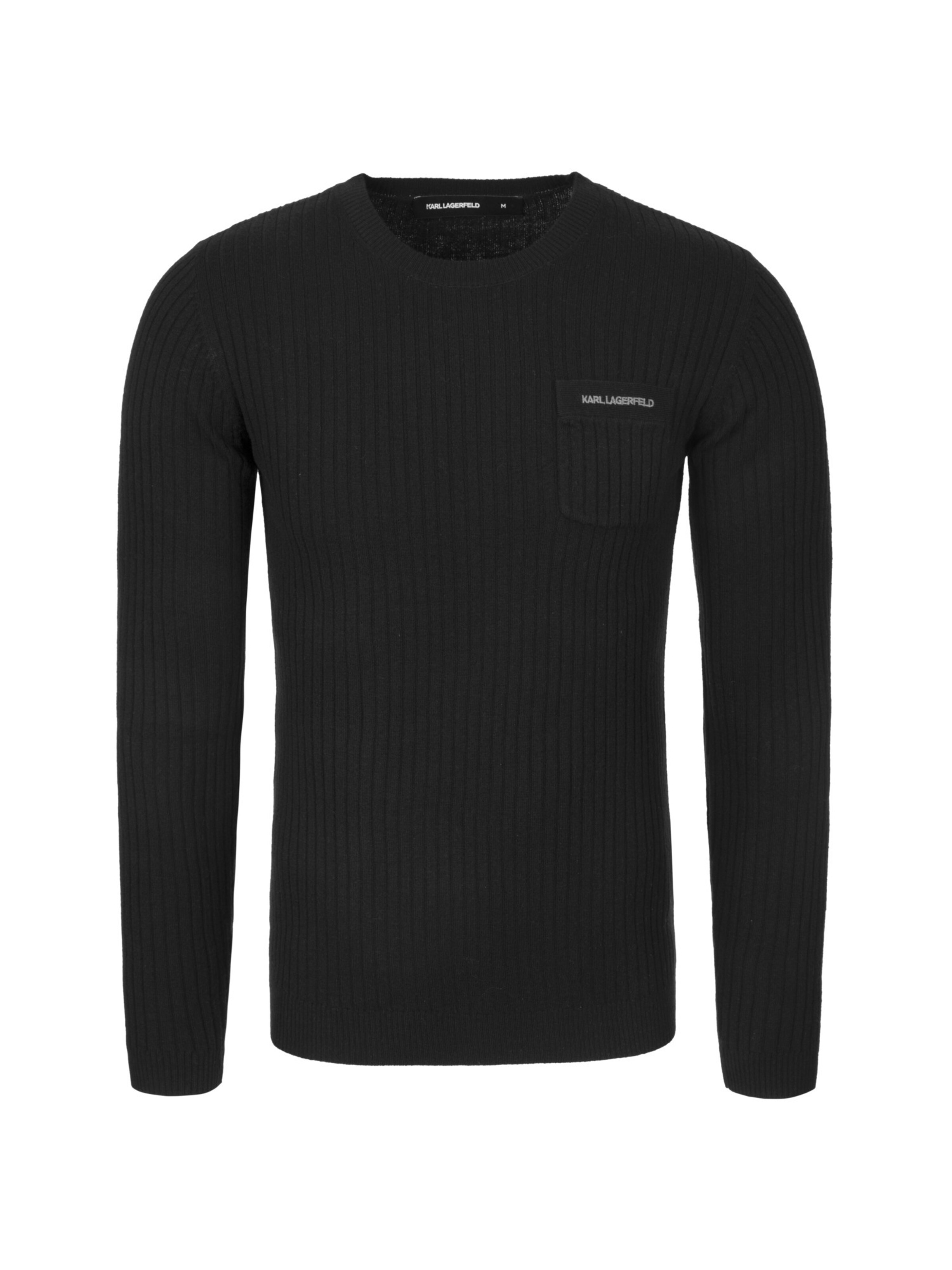 Karl Lagerfeld Trui ' 655030 ' in Zwart: voorkant