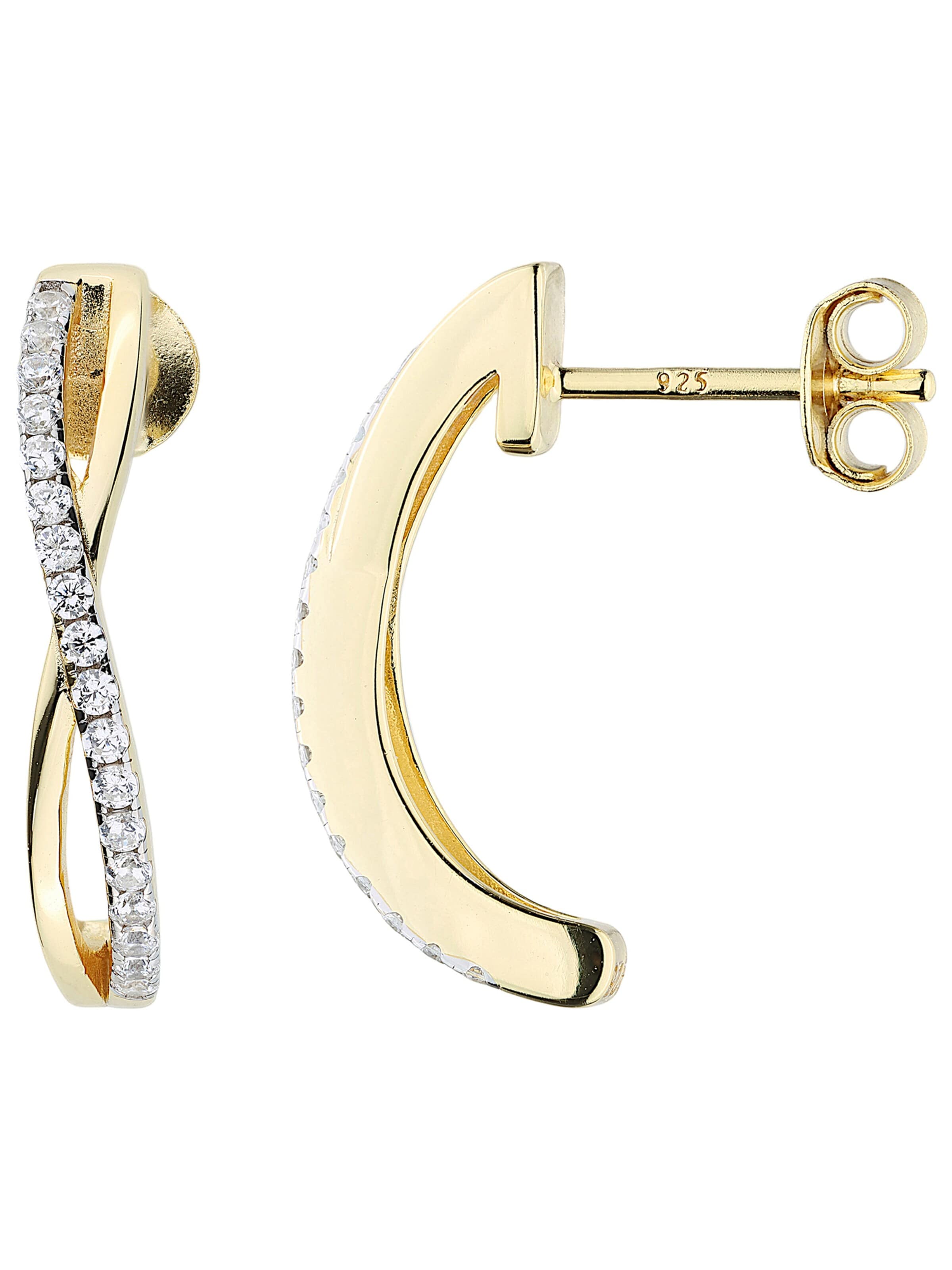 Jobo Ohrringe‌‌‌‌‌ in Gold: Vorderseite