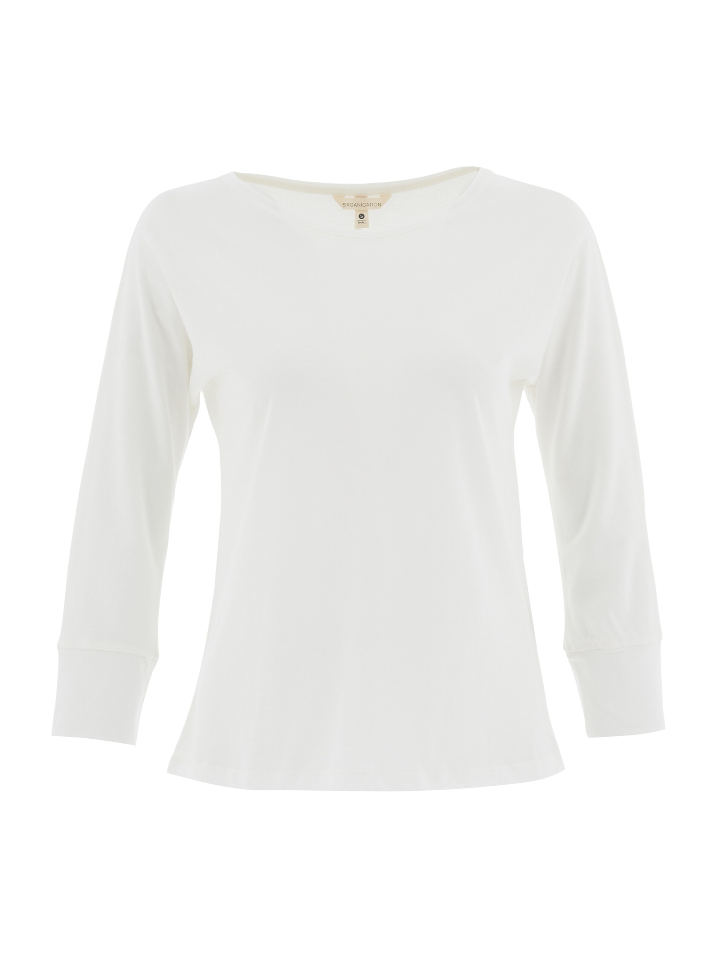 Organication Shirt in Weiß: Vorderseite
