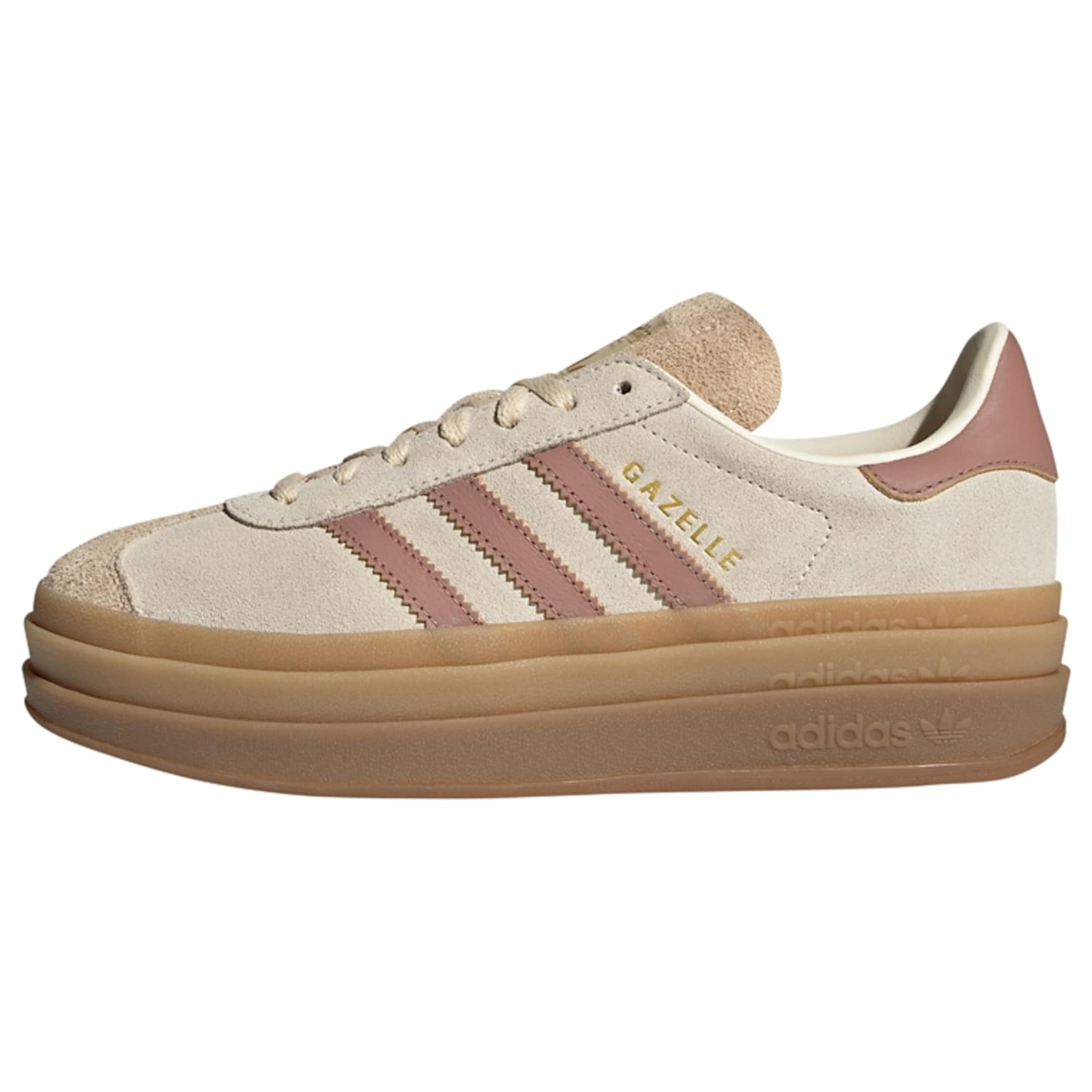 Baskets basses 'Gazelle' ADIDAS ORIGINALS en blanc : devant
