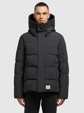 Veste d’hiver ' BARD ' khujo en gris : devant