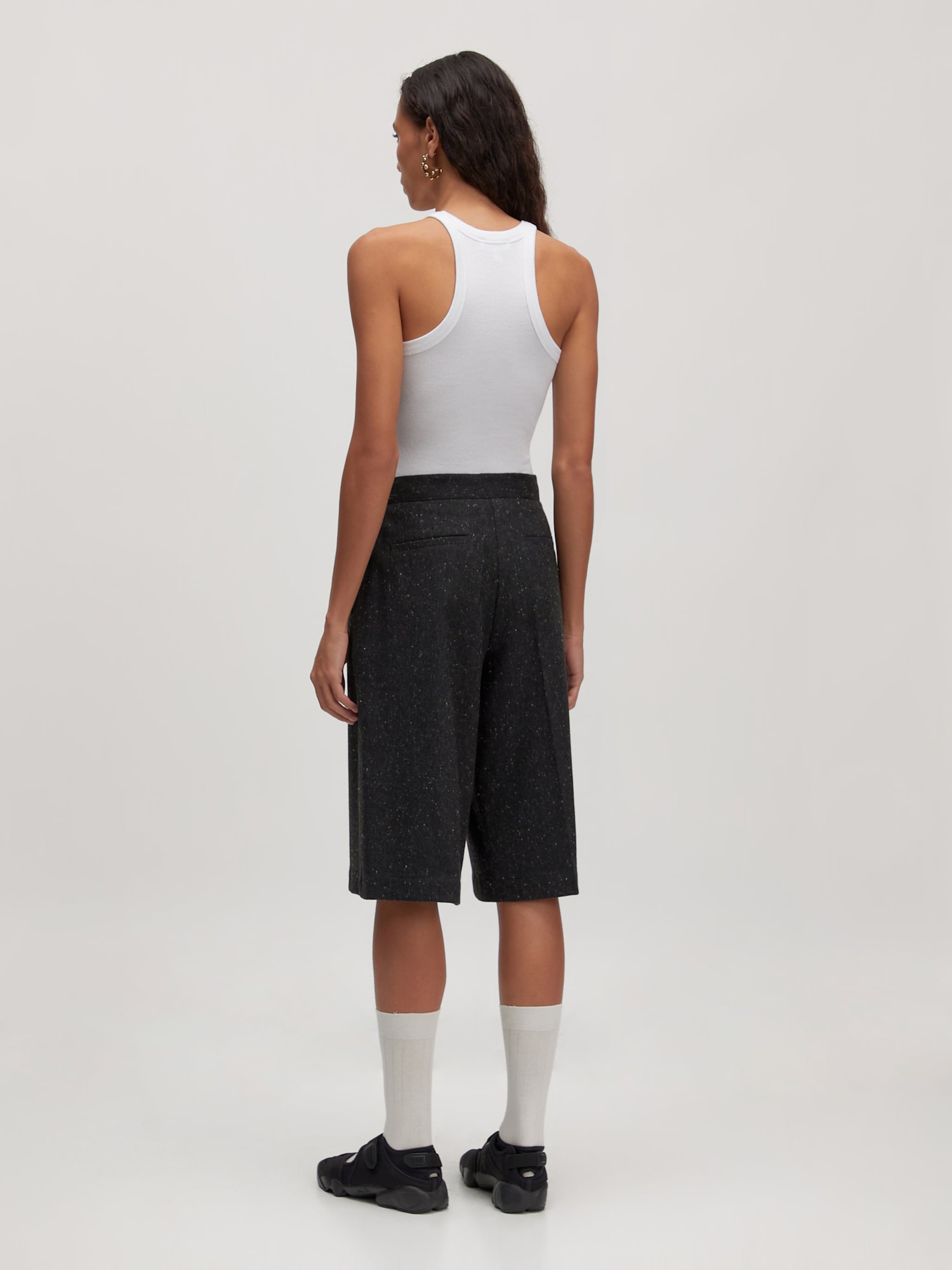 EDITED Productos Pantalón de pinzas 'Yessica' gris oscuro