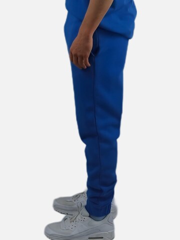 HEFTYKA Regular Workout Pants 'CUFF JOGGER HEAVY' in Blue