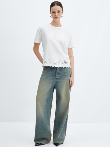MANGO Shirt 'DAHLIA' in Wit