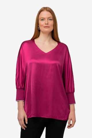 Ulla Popken Blouse in Roze: voorkant