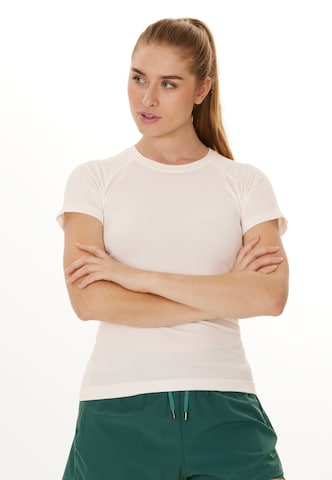 ENDURANCETehnička sportska majica 'Halen' - bijela boja: prednji dio