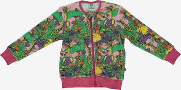 Småfolk Zip-Up Hoodie 'Jungle' in Mixed colors: front