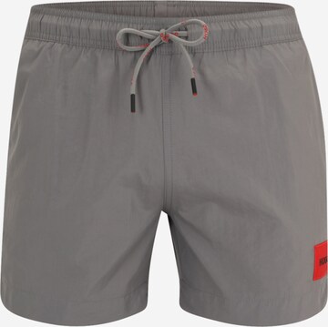 Shorts de bain 'DOMINICA' HUGO en gris : devant