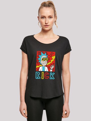 T-shirt 'Cool Rick' F4NT4STIC en noir : devant