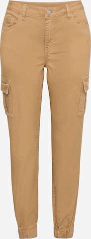 Regular Pantalon cargo 'Leah' ABOUT YOU en beige : devant