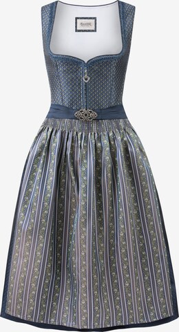 STOCKERPOINT Dirndl 'Mallaury' in Blauw: voorkant