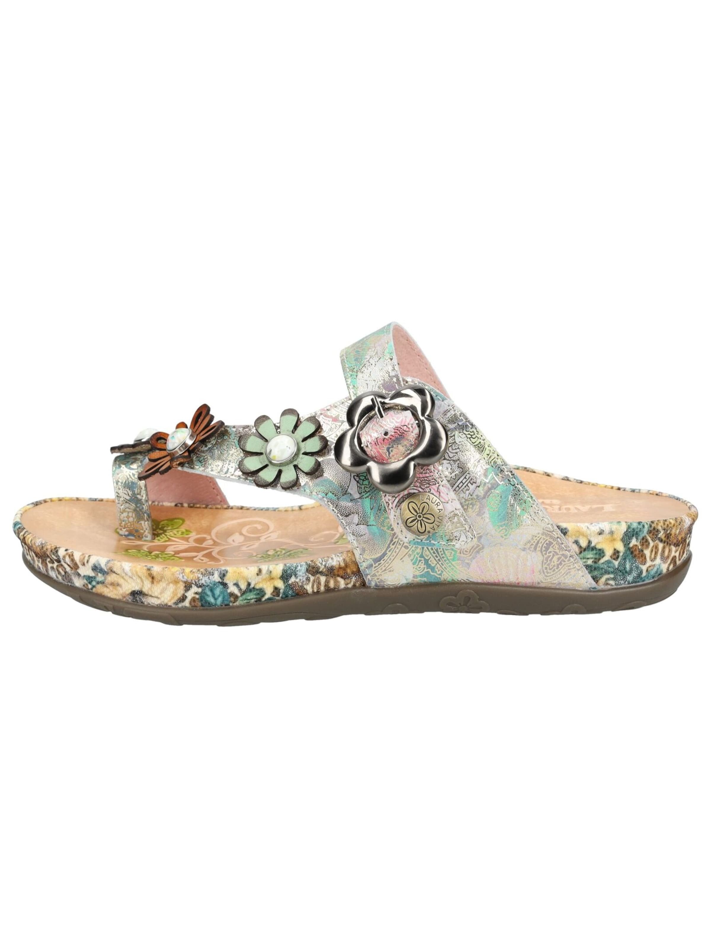 Tongs Laura Vita en beige