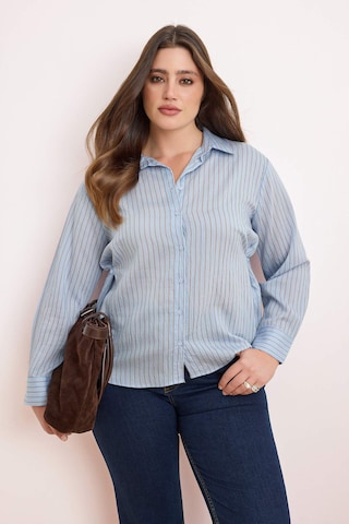 Trendyol Curve - Blusa en azul: frente