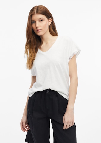 s.Oliver Shirt in Wit: voorkant