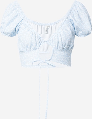 NLY by Nelly Blouse in Blauw: voorkant