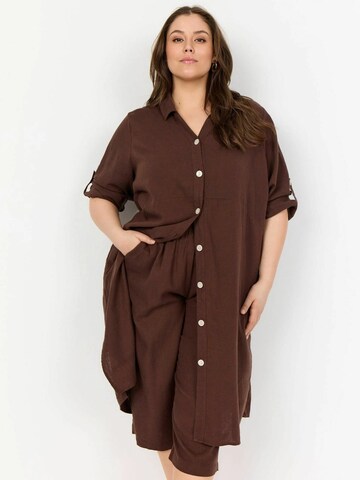 Wasabi Concept Blouse 'Corinna 19' in Bruin: voorkant
