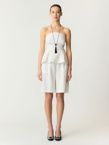 Wide leg Pantaloni con pieghe 'YASDotly' di YAS in bianco