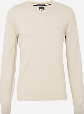 Pullover di BOSS Black in beige: frontale