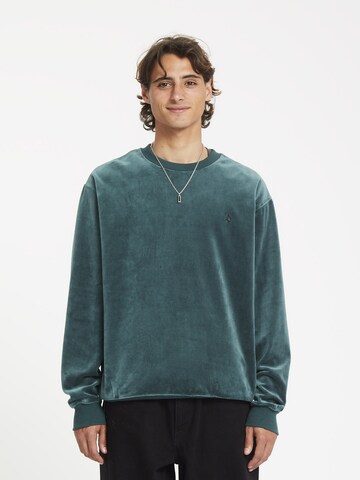 Volcom Sweatshirt 'Single Stone' in Green: front