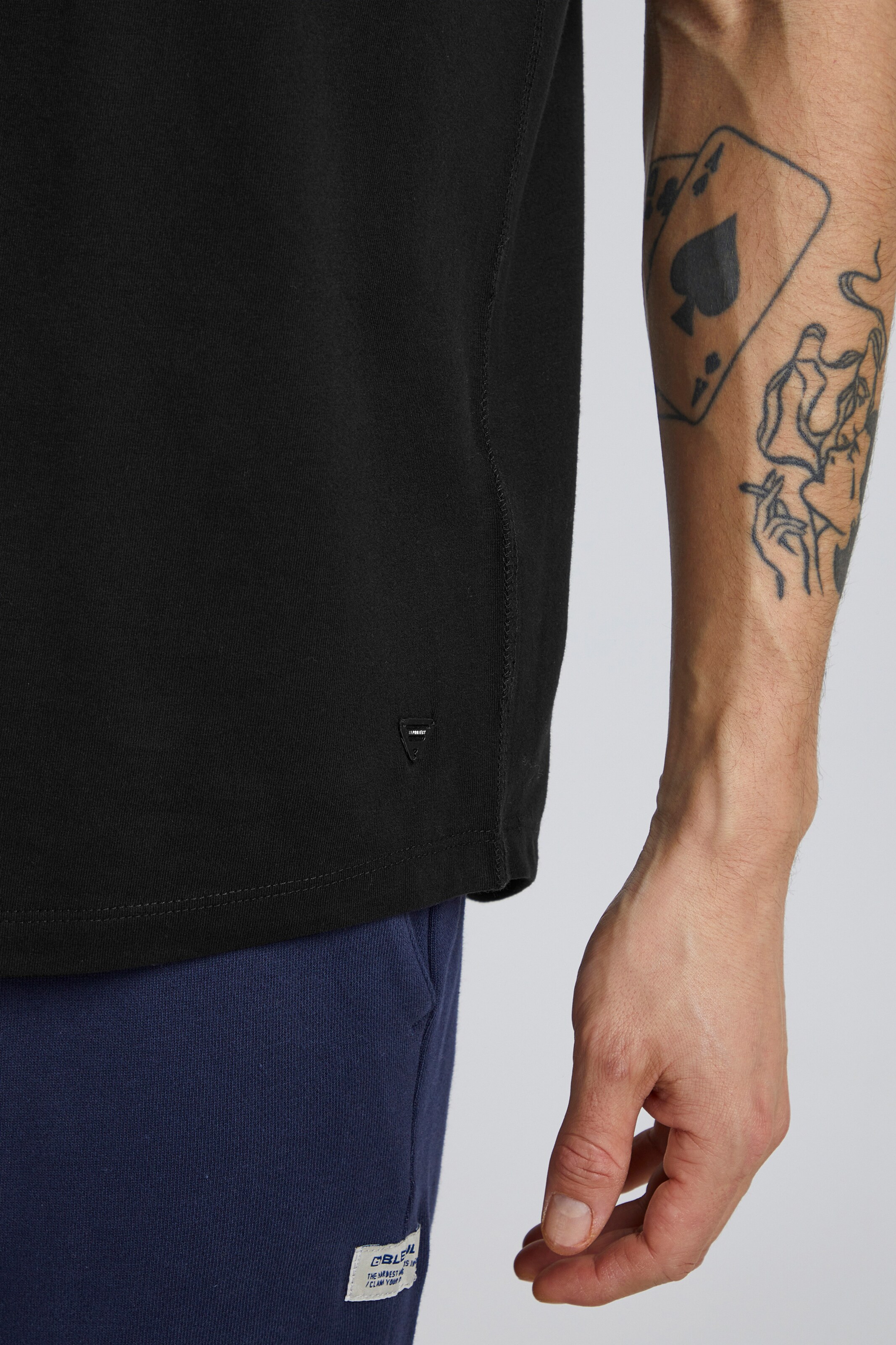 Männer Große Größen 11 Project T-Shirt 'Jonte' in Schwarz - NL56157 Männer Große Größen 11 Project T-Shirt 'Jonte' in Schwarz - NL56157