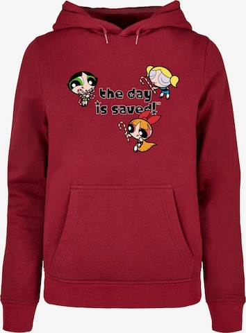 ABSOLUTE CULT Sweatshirt 'The Powerpuff Girls - The Day Is Saved' in Rot: predná strana
