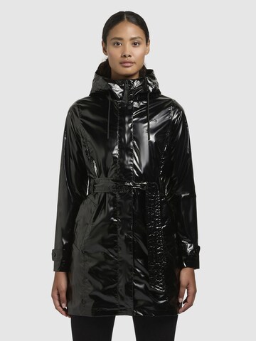 khujo Between-seasons coat 'DOLEA' in Black: front