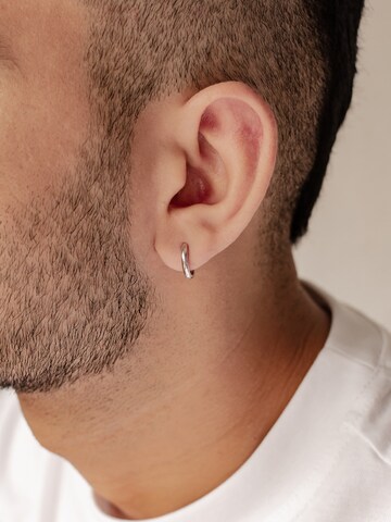 Hey Happiness Ohrring 'Plain Chunky' in Silber
