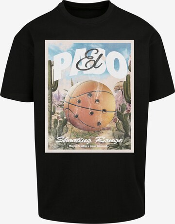 T-Shirt 'El Paso' Mister Tee en noir : devant