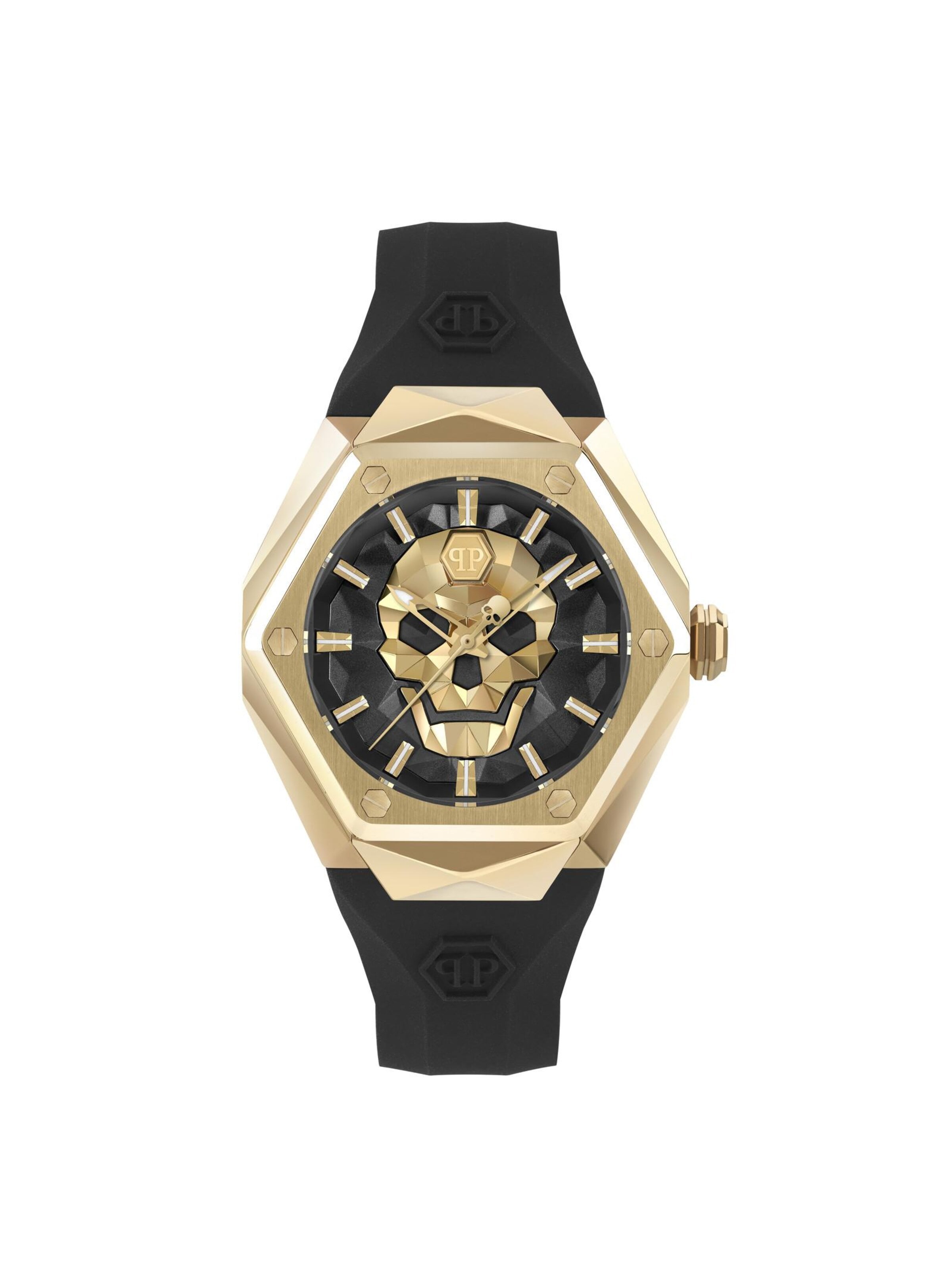 Ceas analogic 'PHILIPP PLEIN PWADA0224' de la Philipp Plein pe auriu: față