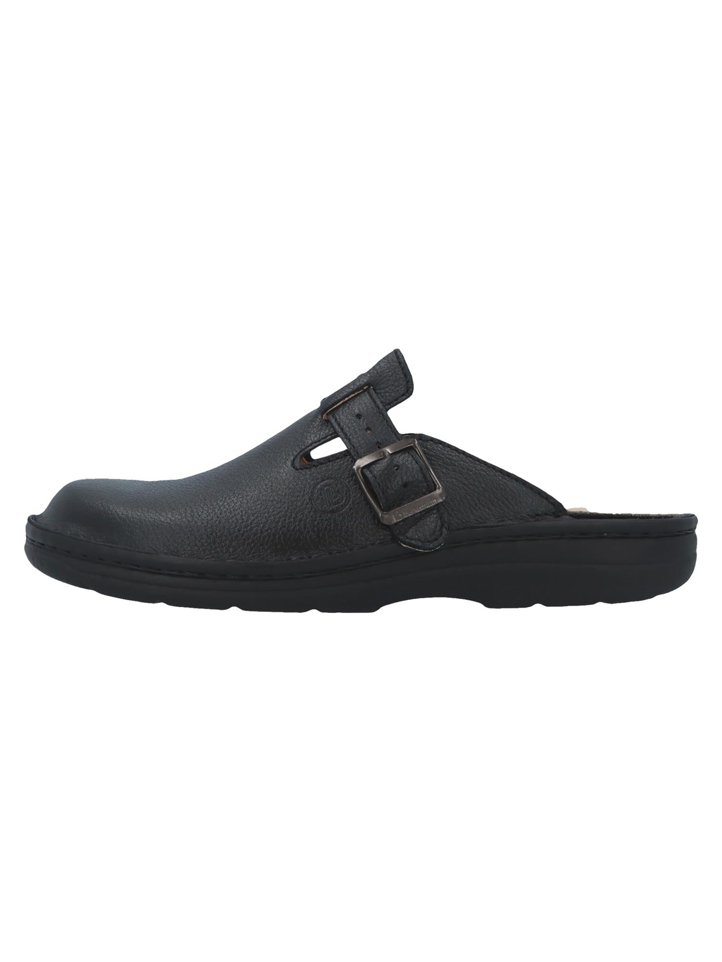 BERKEMANN Clogs 'Max'‌‌‌‌‌‌‌‌‌ in Schwarz: Vorderseite