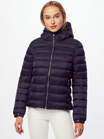 Superdry Winter Jacket 'Fuji' in Blue: front