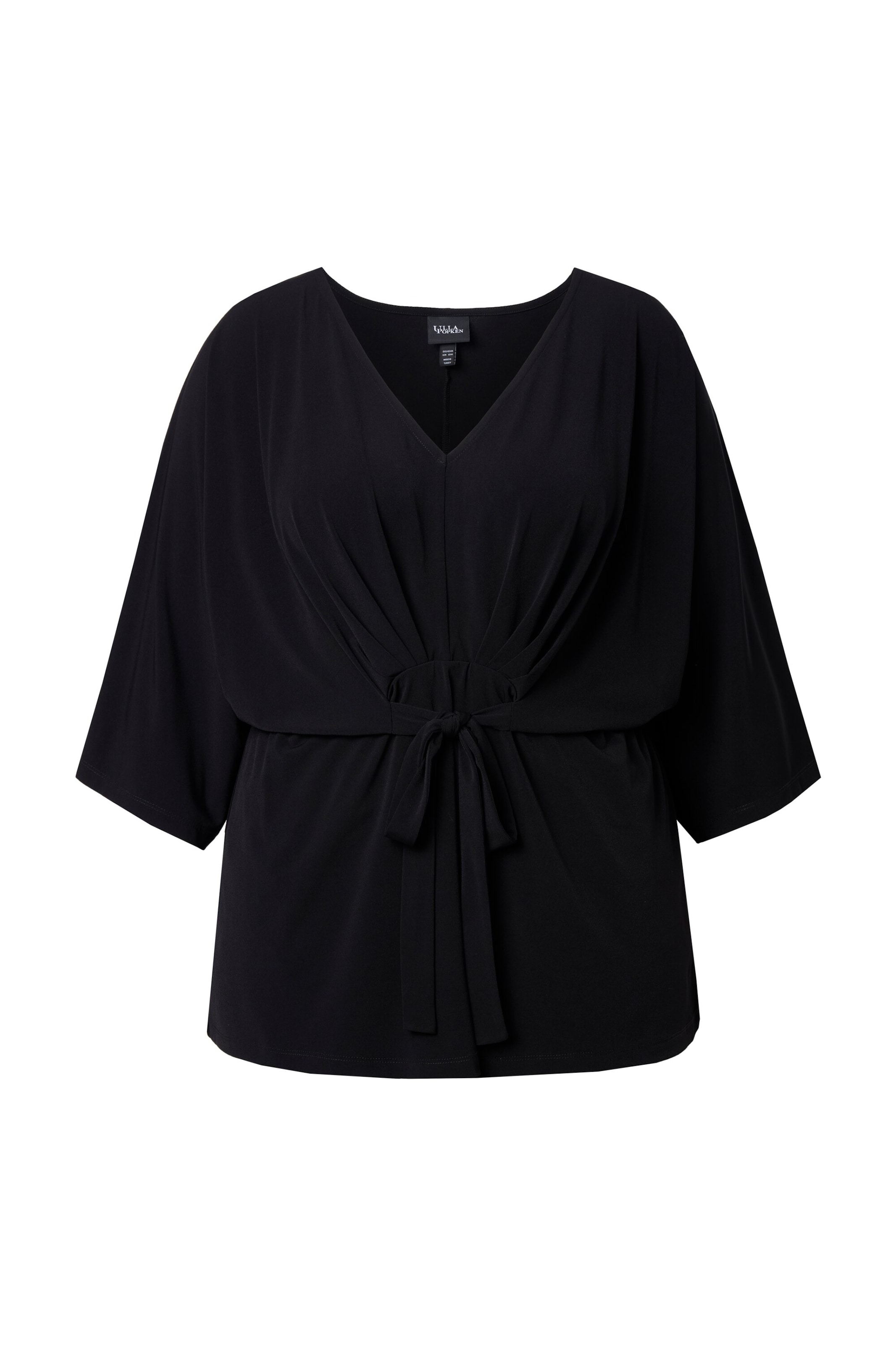 Ulla Popken Shirt in Schwarz: Vorderseite