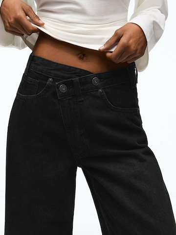 Bershka Wide leg Jeans i svart
