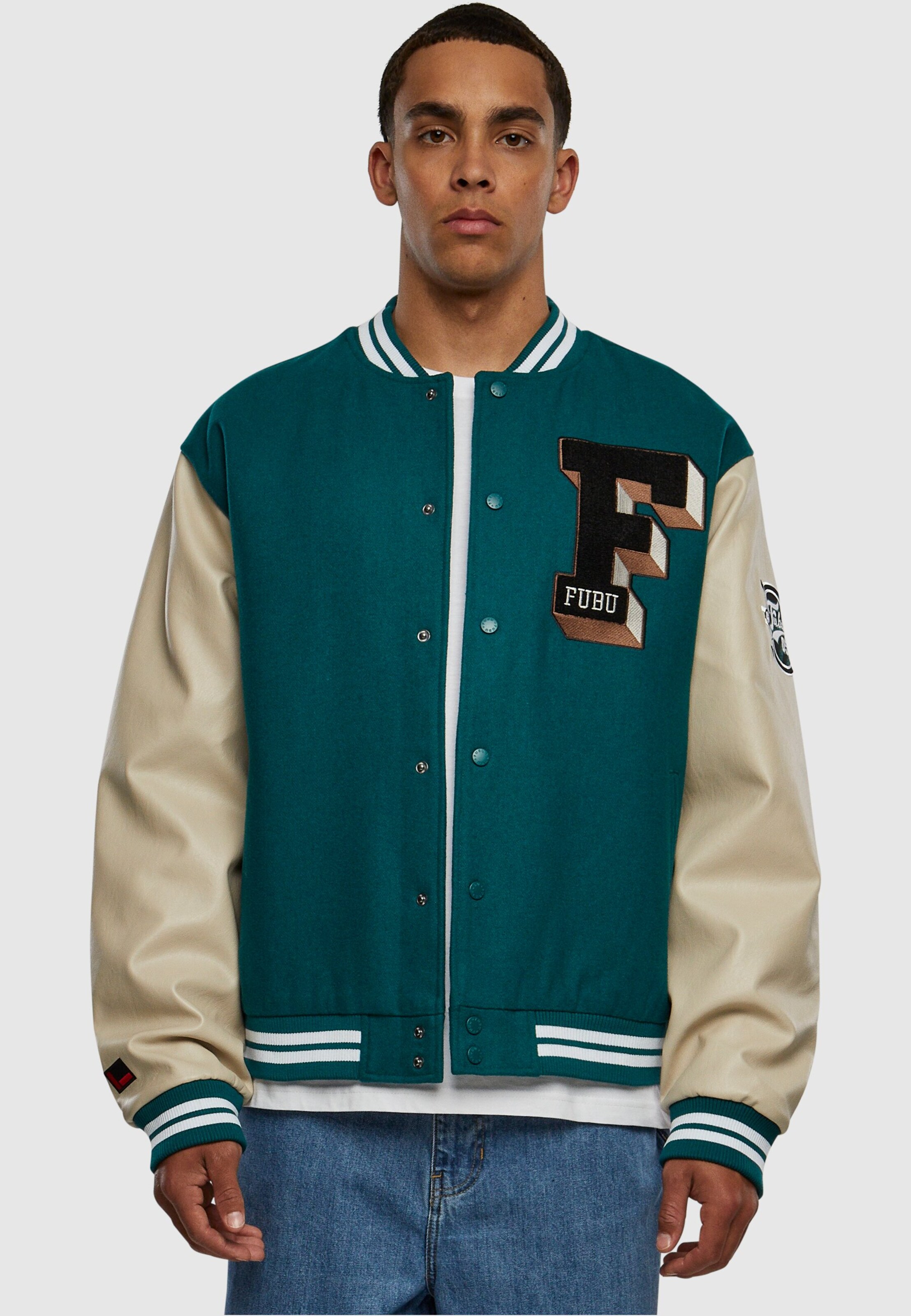 FUBU Between Season Jacket in Green ABOUT YOU