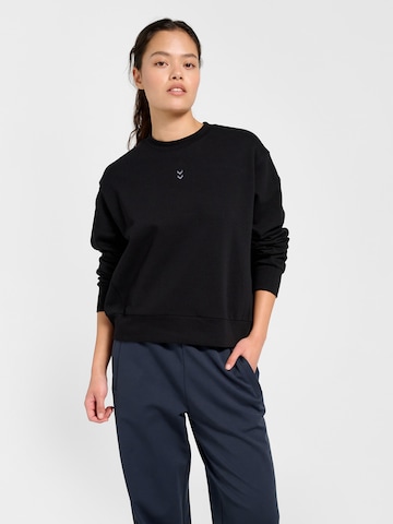 Hummel Sweatshirt in Black: front