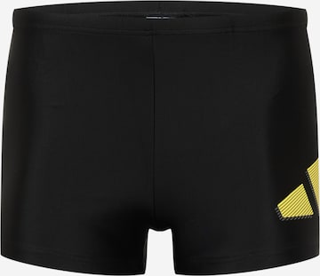ADIDAS PERFORMANCE Urheilu-uimahousut 'Logo Graphic' värissä musta: edessä